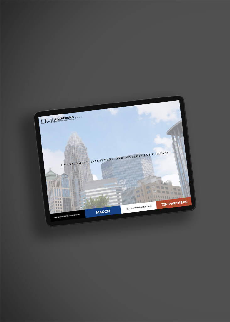 Lischerong Enterprises & Holdings web design mockup