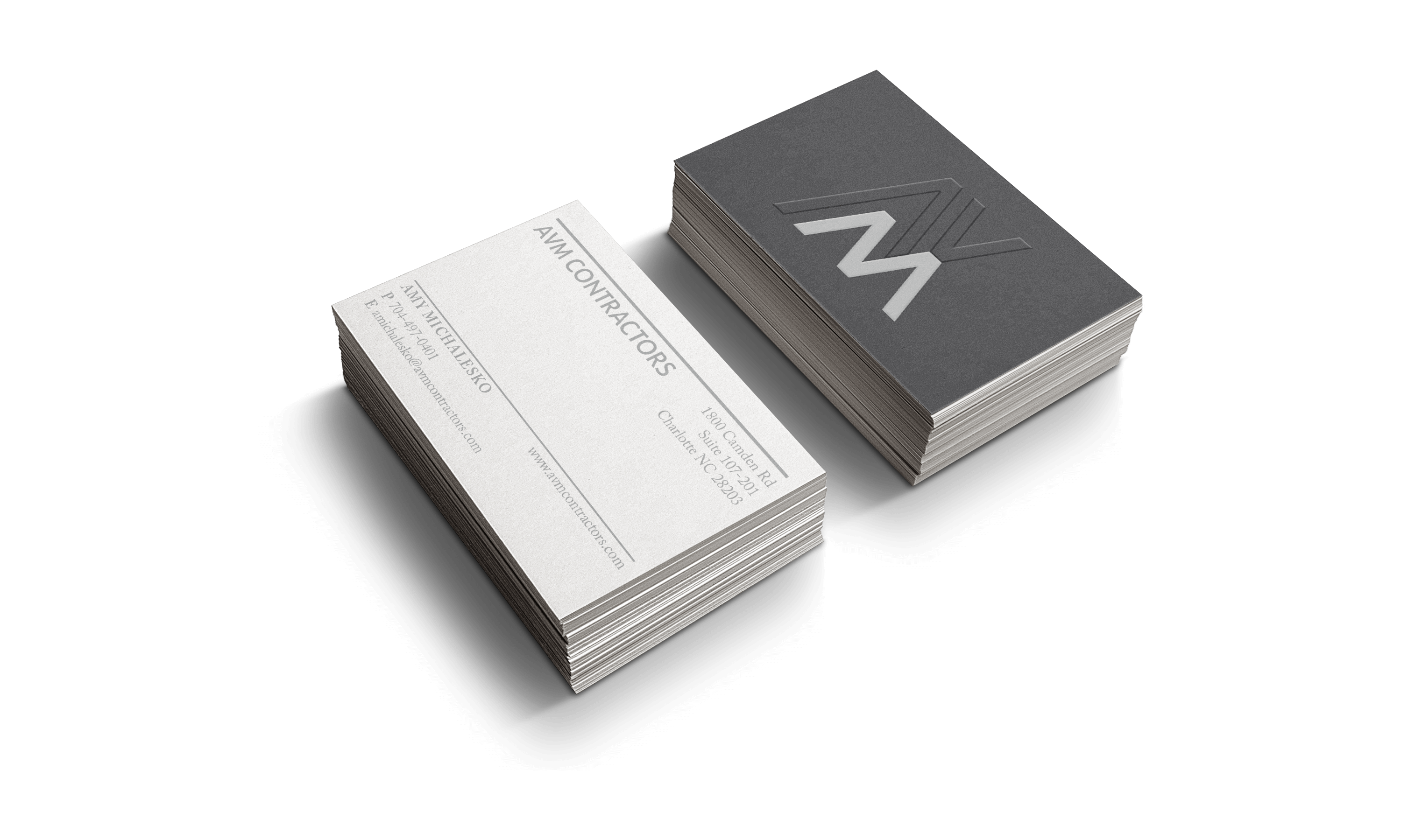 AVM Contractors Business Cards